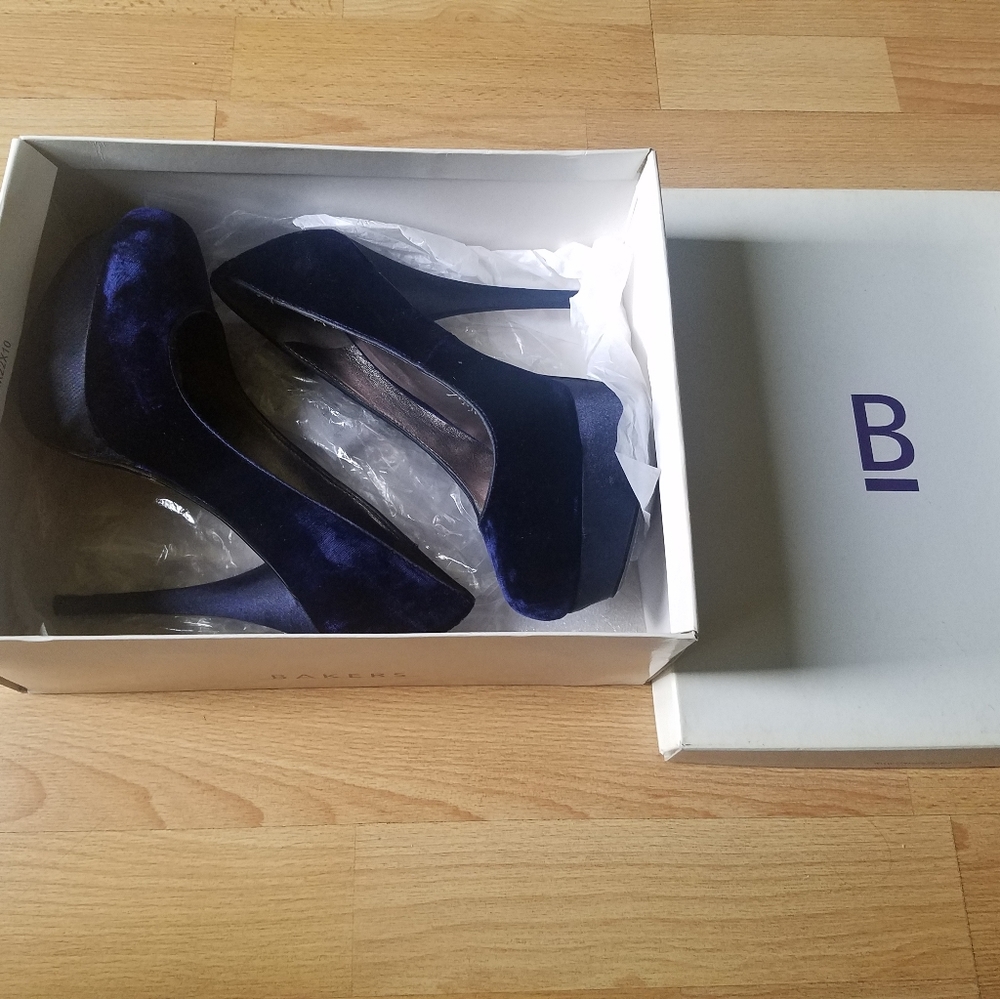 Blue stilettos